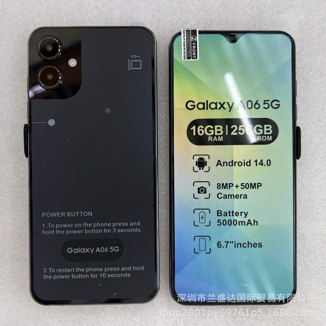 Cross-Border Hot Sell Galaxy A06 5g 256G+16Gb 6.7Inch Export Android Smartphone