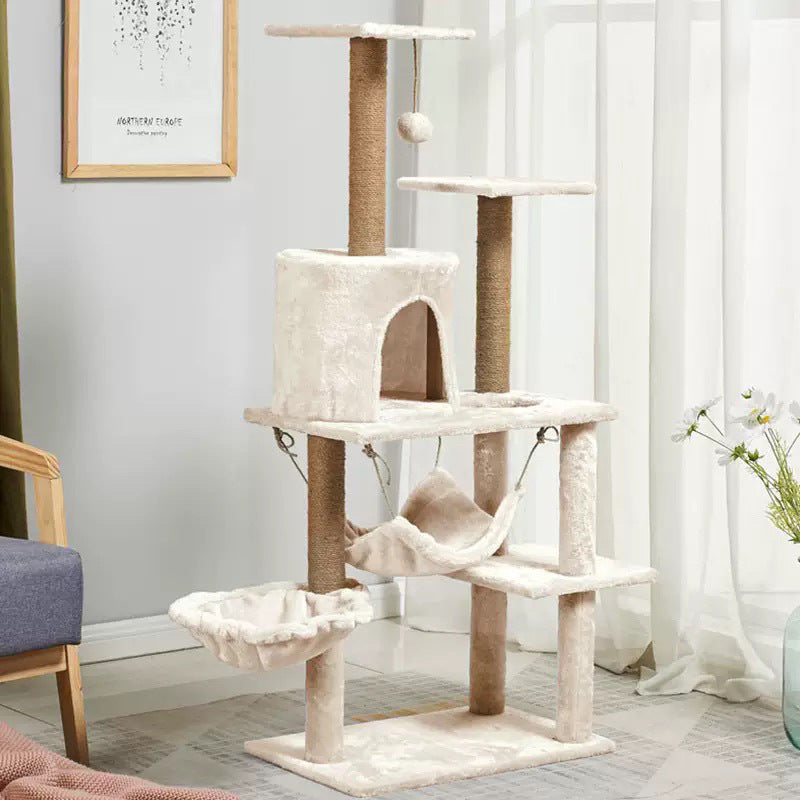 Four Seasons Universal Large Grasping Column Small Multi-layer Cat Grasping Board Villa Supplies Shelf Integrated Factory Outlet