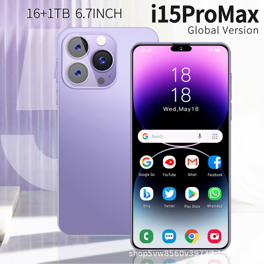 Activity Price New Smart All-in-one I15 ProMAX Cross-border Mobile Phone 16 1T Foreign Trade Source Factory Straight Hair