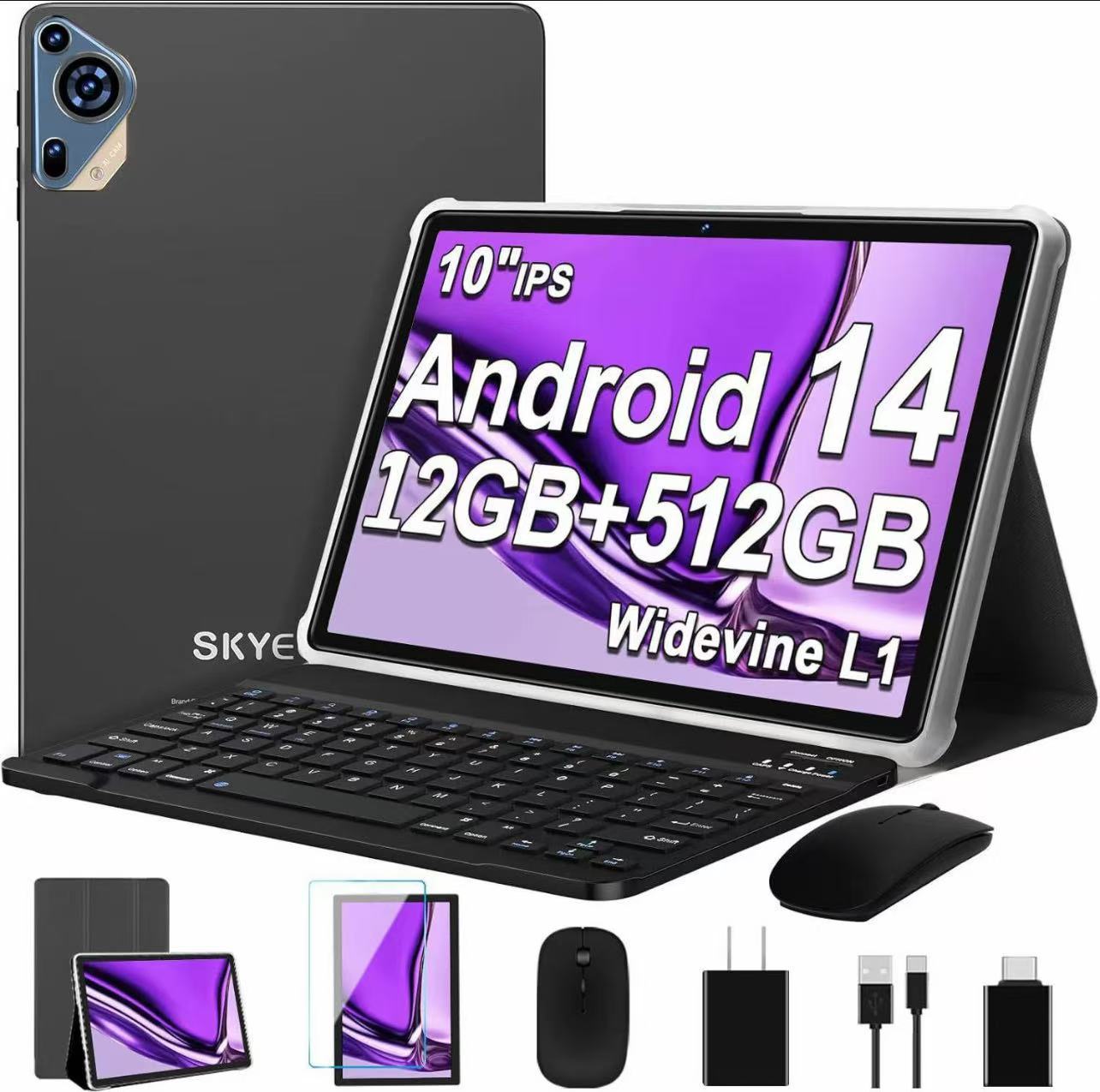 Newest Android 14 10 Inch Octa-Core Tablets With PRO 70