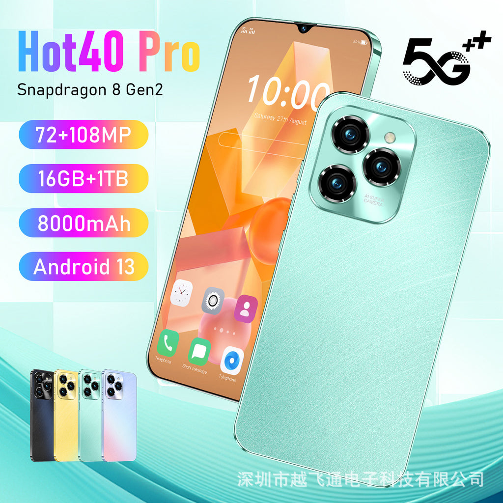 2025 New Products Hot40Pro Cross-border Mobile Phone 16 1T Foreign Trade Intelligent All-in-One Source Factory Can Send On Behalf