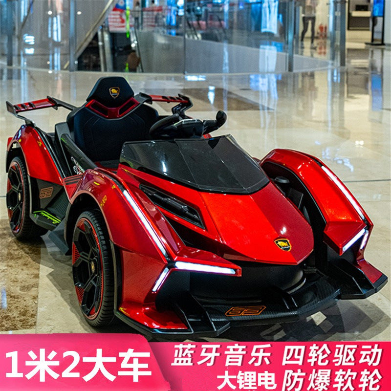 Children's Electric Car Can Sit On Men's And Women's Four-Wheel Remote Control Car Charging Self-Driving Battery Four-Wheel Drive Baby Toy Car