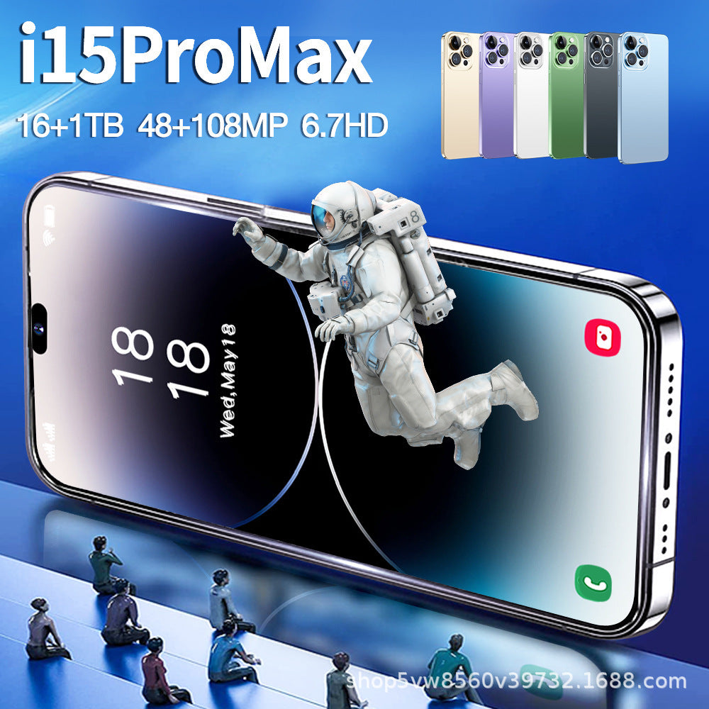 Activity Price New Smart All-in-one I15 ProMAX Cross-border Mobile Phone 16 1T Foreign Trade Source Factory Straight Hair