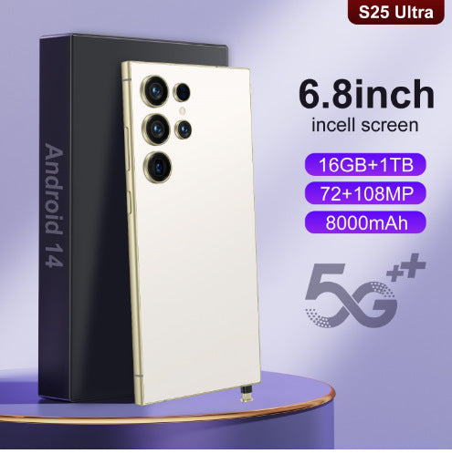 Amazon TK Explosions S25 Ultra Cross-border Mobile Phone Global Edition 4G 4 64 6.8 "eight Nuclear Real Android 12