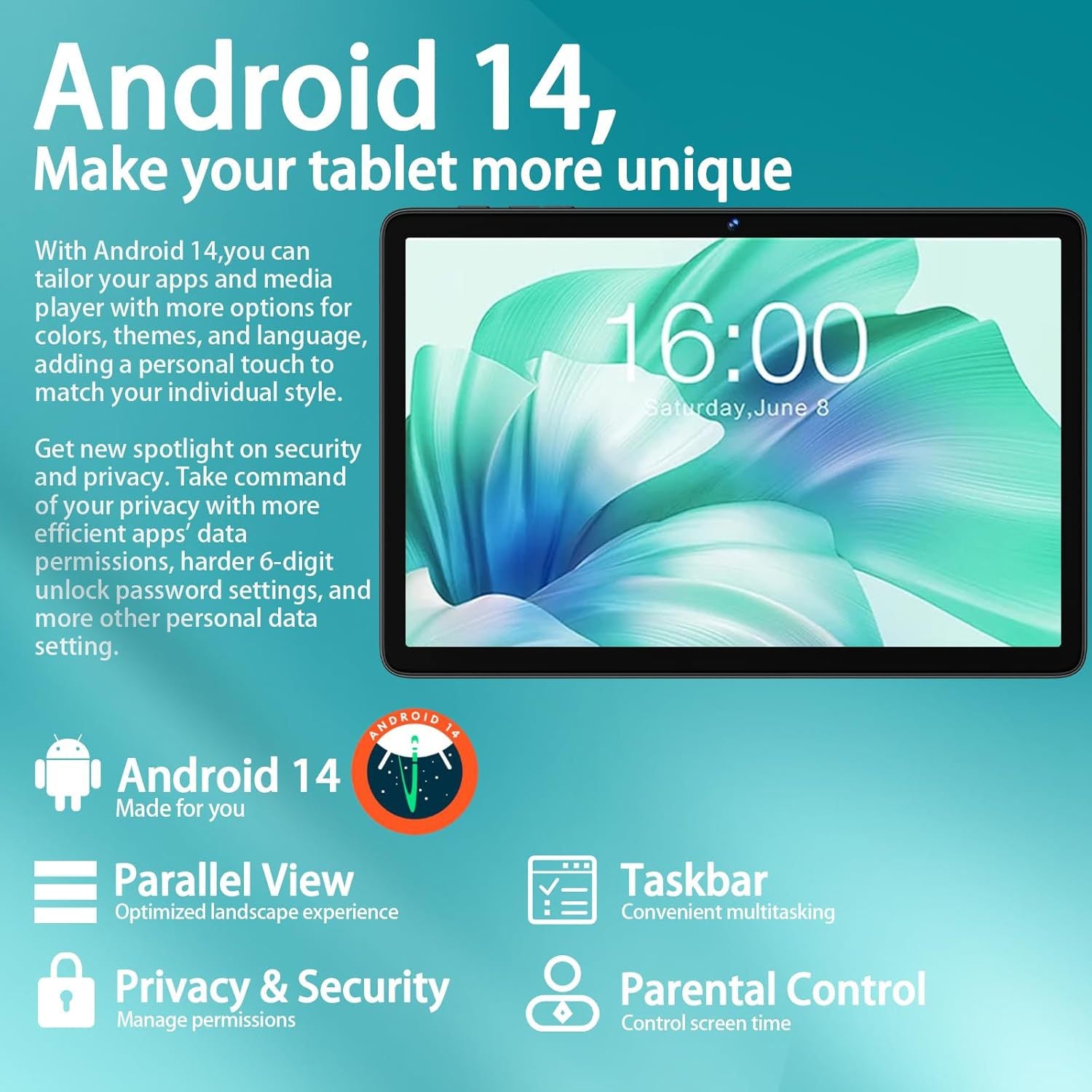 Newest Android 14 10 Inch Octa-Core Tablets With PRO 70