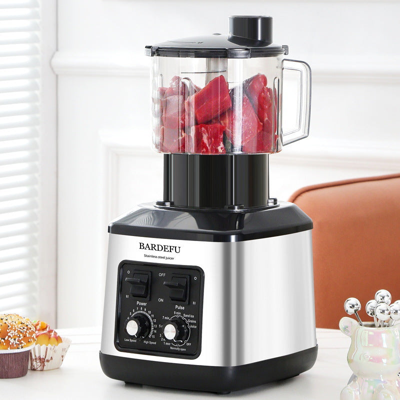 3L6in1blender Cross-border North America Europe Stainless Steel Large Capacity Pure Copper Wall Breaking Machine Meat Cutter Juicer Factory