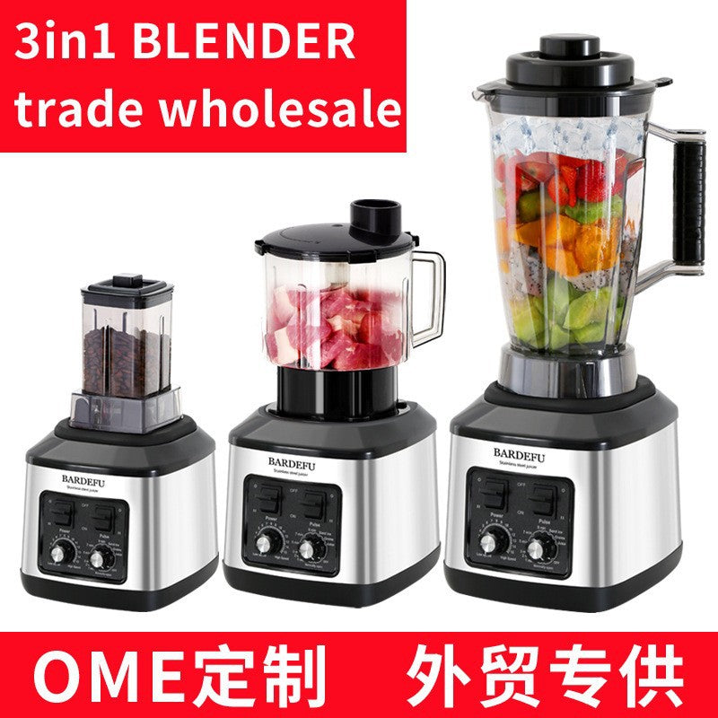 Multifunctional 6IN1 Wall-breaking Cooking Machine Large Capacity Household Blender Juicer Meat Grinder Sand Ice Machine