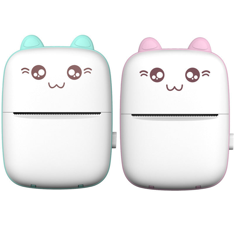 Self-adhesive Small Portable Wireless Thermal Photo Printer Pocket Student Mini Wrong Label Printer