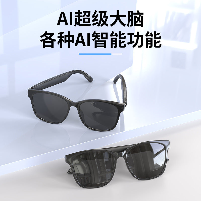 Modern HY-C8 AI Intelligent Translation Wireless Bluetooth Glasses Headset 75 Languages Real-time Conference Simultaneous Interpretation