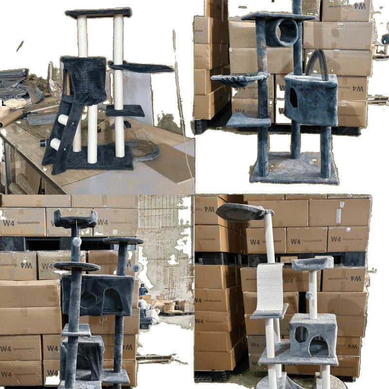 Four Seasons Universal Large Grasping Column Small Multi-layer Cat Grasping Board Villa Supplies Shelf Integrated Factory Outlet