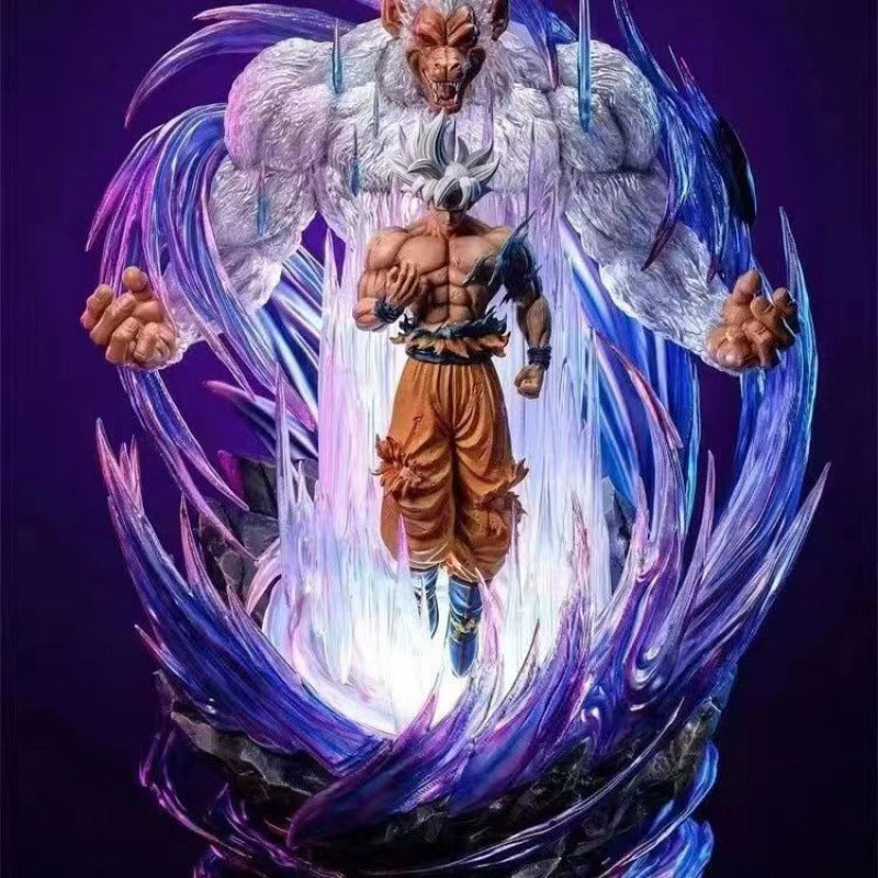 Dragon Ball Hand-made Monkey King Vegeta Super Saiyan Anime Model Blind Box Fortune Bag Toy Birthday Gift