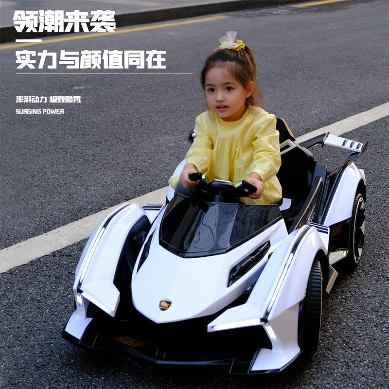 Children's Electric Car Can Sit On Men's And Women's Four-Wheel Remote Control Car Charging Self-Driving Battery Four-Wheel Drive Baby Toy Car