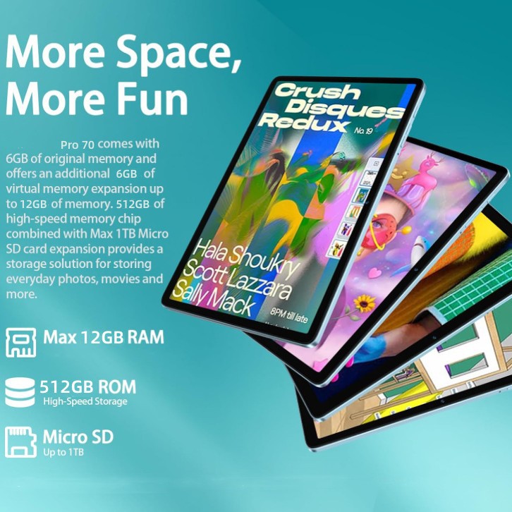 C 10.1-Inch 4K High-Definition Full-Screen 5Gwifi Business Office Entertainment Mobile Phone Online Class Learning IPad Tablet