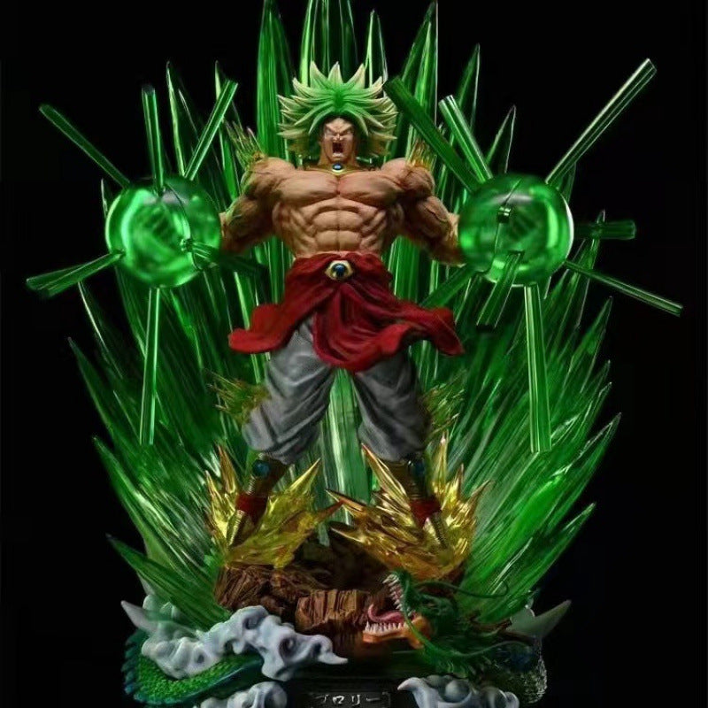 Dragon Ball White God Monkey King Gohan Saiyan Vegeta Hand-made Blind Box Model Anime Fortune Bag Gift