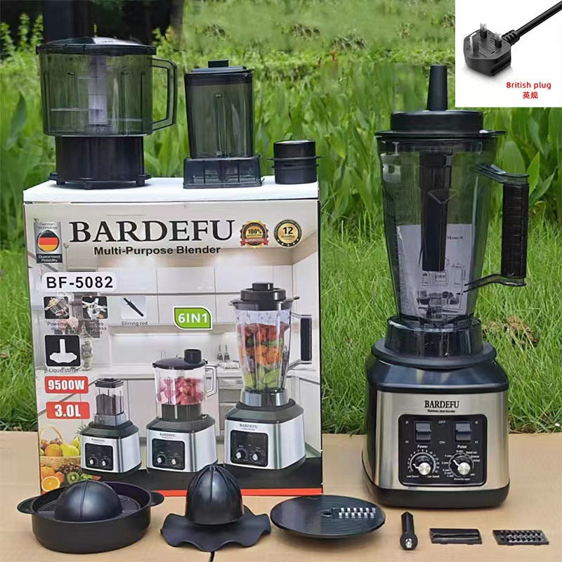 Multifunctional 6IN1 Wall-breaking Cooking Machine Large Capacity Household Blender Juicer Meat Grinder Sand Ice Machine